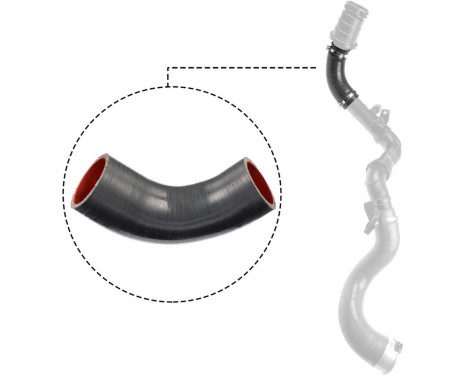 charge air hose 09-0545 Gates, Image 2