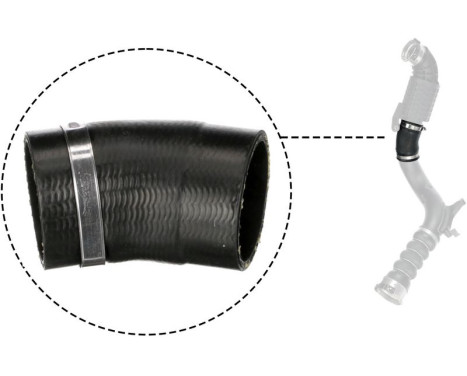 charge air hose 09-1401 Gates, Image 2