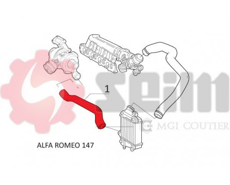 Charger Air Hose, Image 2