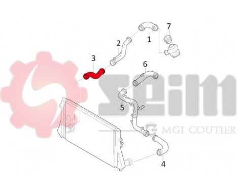 Charger Air Hose, Image 2