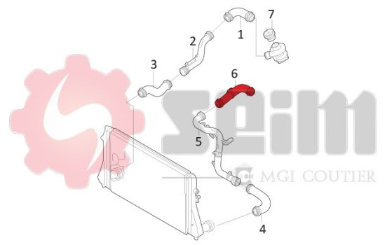 Charger Air Hose, Image 2