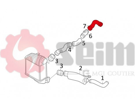 Charger Air Hose, Image 2