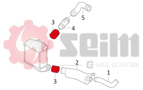 Charger Air Hose, Image 2