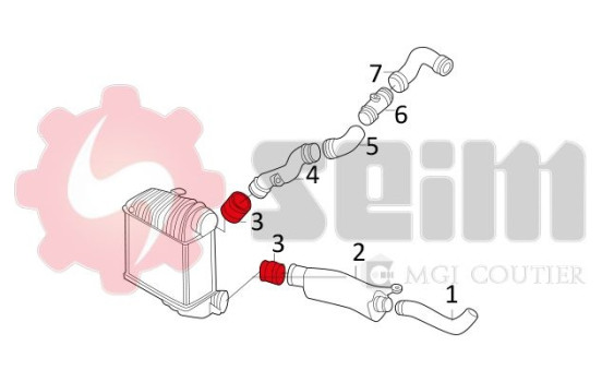 Charger Air Hose, Image 7