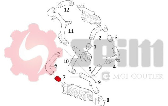 Charger Air Hose, Image 8