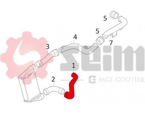 Charger Air Hose, Image 2