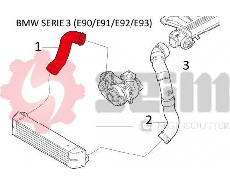 Charger Air Hose, Image 2