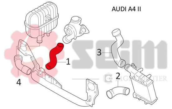 Charger Air Hose, Image 2