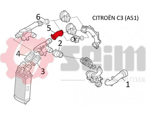 Charger Air Hose, Image 2