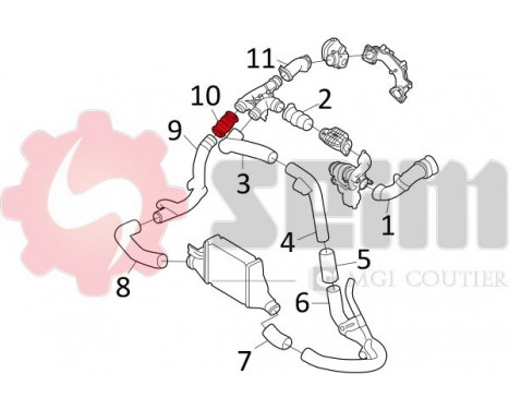 Charger Air Hose, Image 6