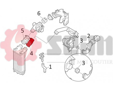 Charger Air Hose, Image 3