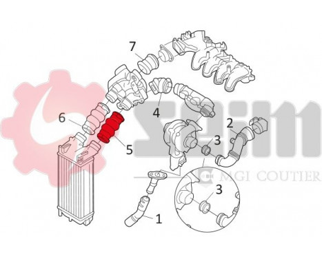 Charger Air Hose, Image 5