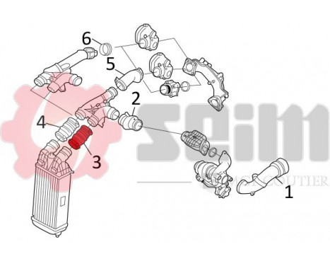 Charger Air Hose, Image 2