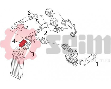 Charger Air Hose, Image 3