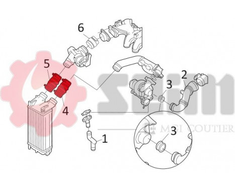 Charger Air Hose, Image 6