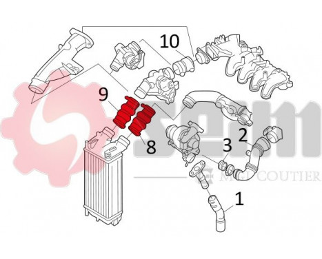 Charger Air Hose, Image 10