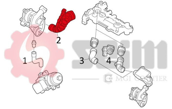 Charger Air Hose, Image 2
