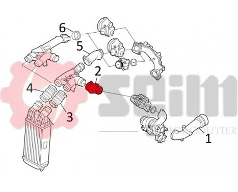 Charger Air Hose, Image 2