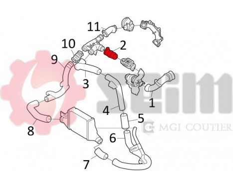 Charger Air Hose, Image 4