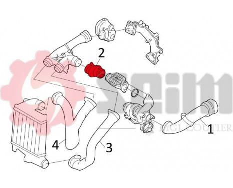 Charger Air Hose, Image 5