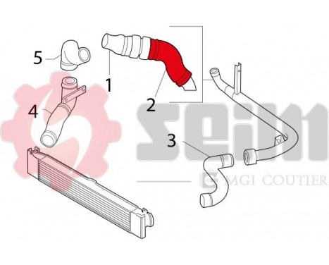 Charger Air Hose, Image 2