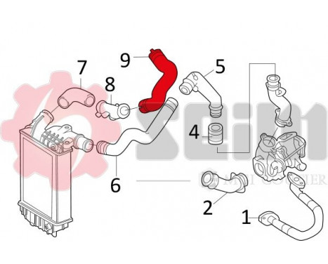 Charger Air Hose, Image 2