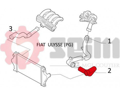 Charger Air Hose, Image 3