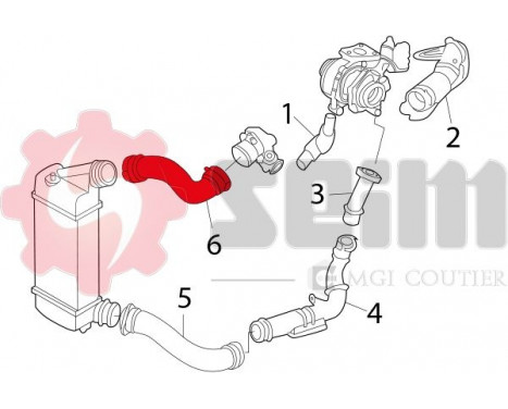 Charger Air Hose, Image 2