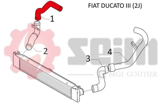 Charger Air Hose, Image 2