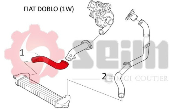 Charger Air Hose, Image 2