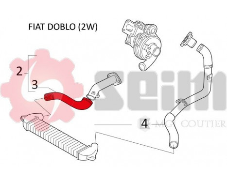 Charger Air Hose, Image 3