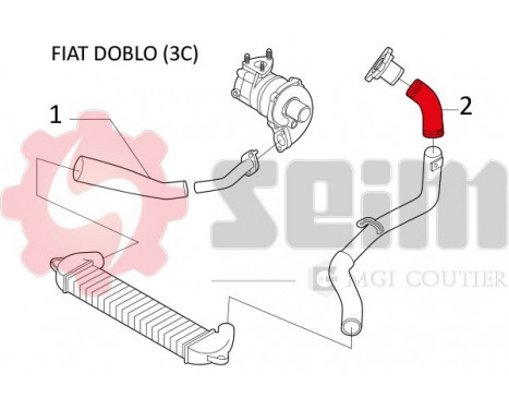 Charger Air Hose, Image 2