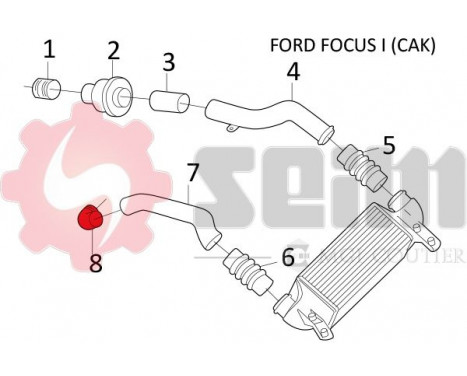 Charger Air Hose, Image 2