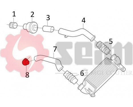 Charger Air Hose, Image 2