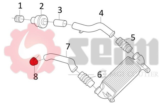 Charger Air Hose, Image 2
