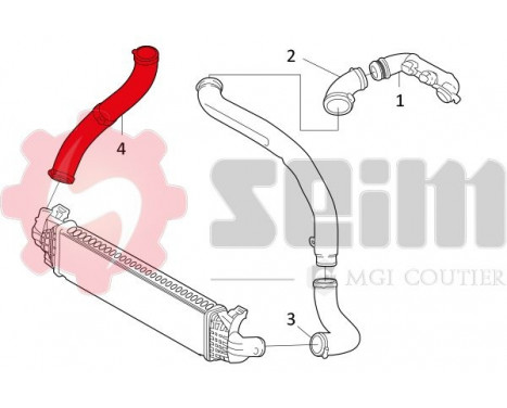Charger Air Hose, Image 2