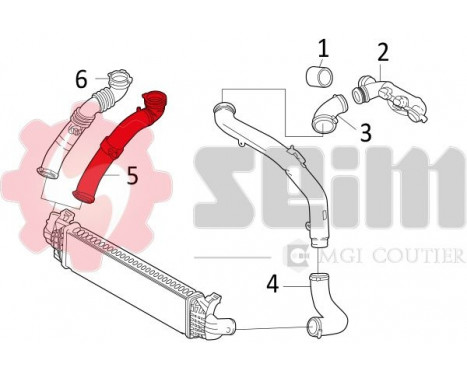 Charger Air Hose, Image 3