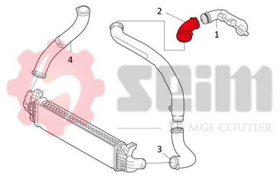 Charger Air Hose, Image 3