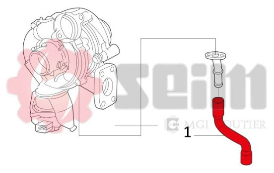 Charger Air Hose, Image 2