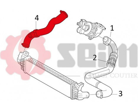 Charger Air Hose, Image 2