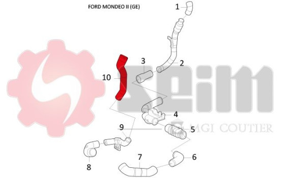 Charger Air Hose, Image 2