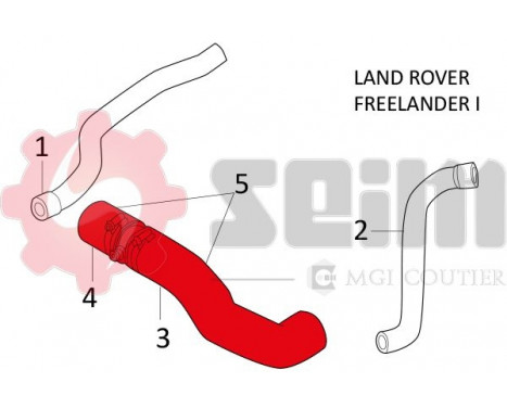 Charger Air Hose, Image 2