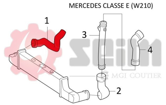 Charger Air Hose, Image 2