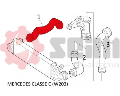 Charger Air Hose, Image 2