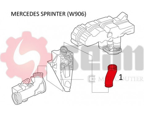 Charger Air Hose, Image 2