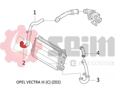 Charger Air Hose, Image 3