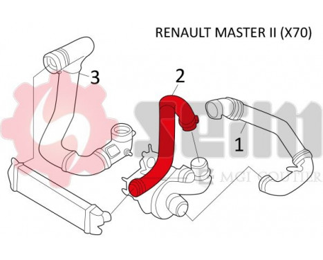 Charger Air Hose, Image 3