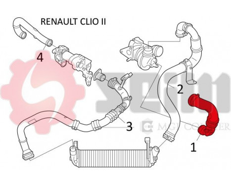 Charger Air Hose, Image 5