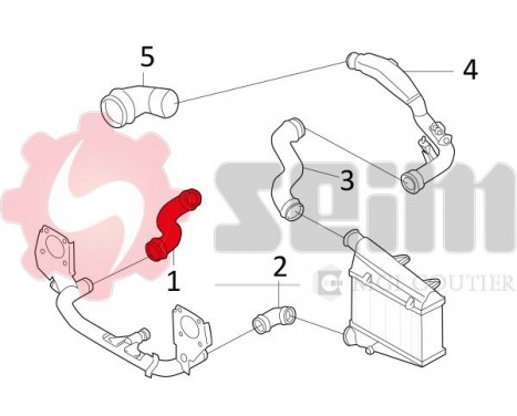 Charger Air Hose, Image 2