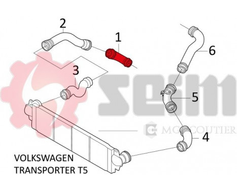 Charger Air Hose, Image 2